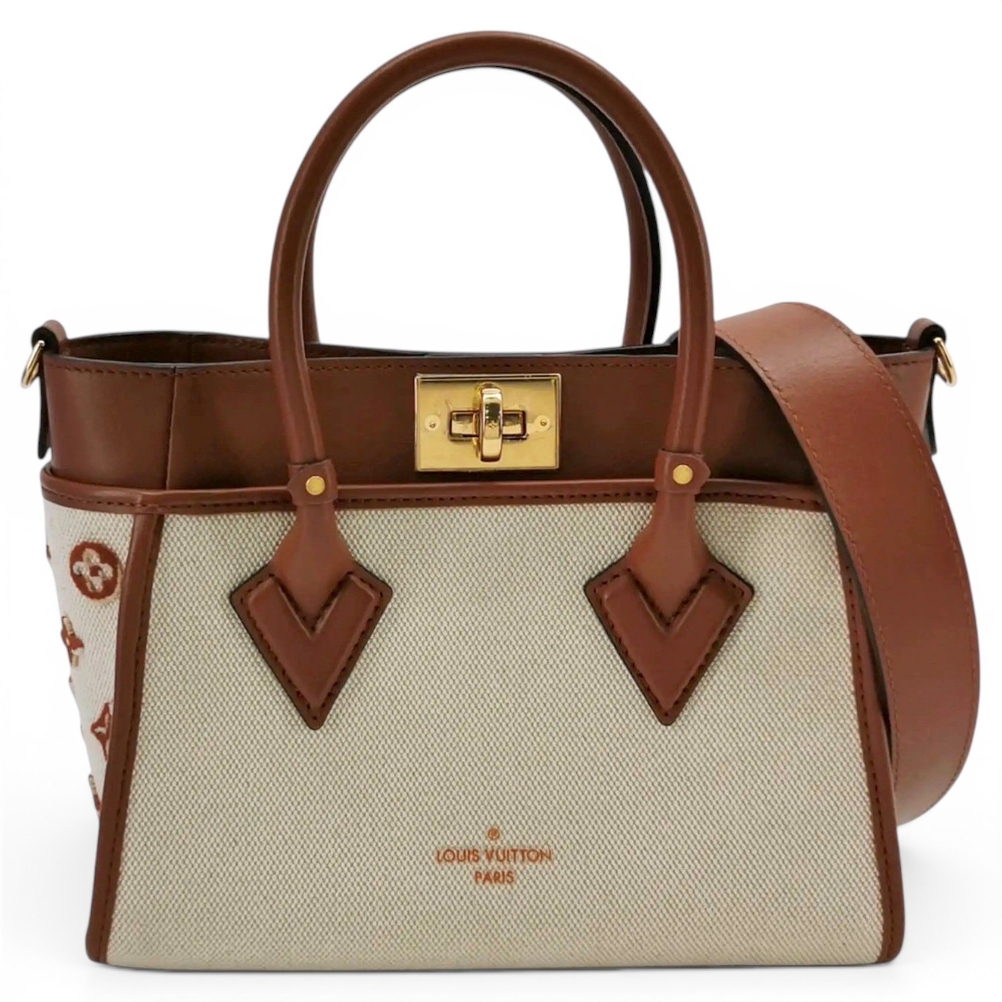 On My Side leather handbag