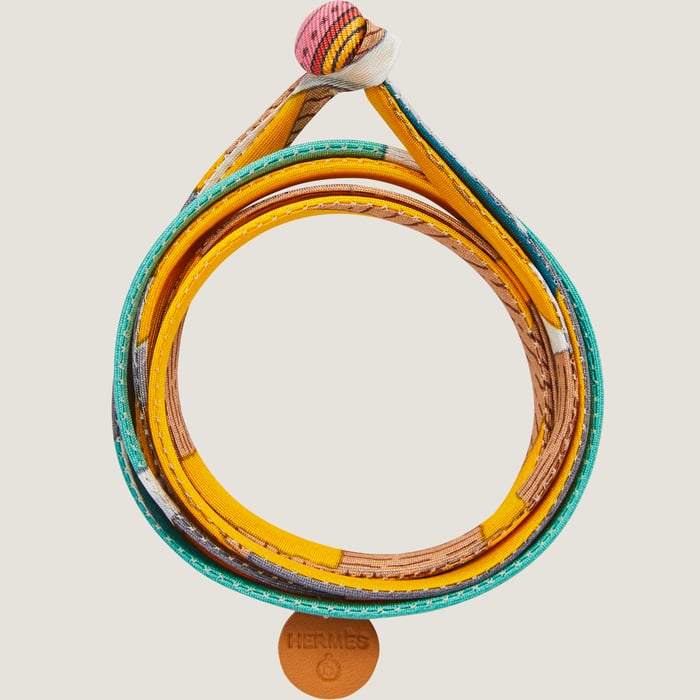 Random Silk Triple Tour Bracelet