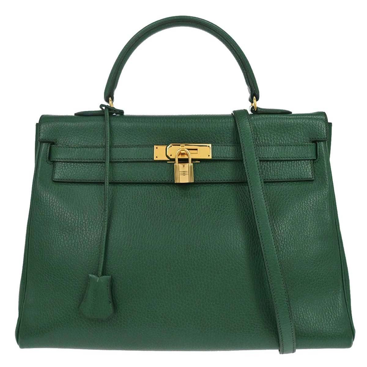Kelly 32 leather handbag