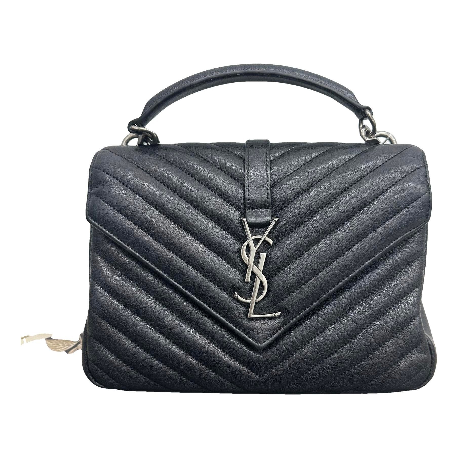 Collége monogramme leather handbag