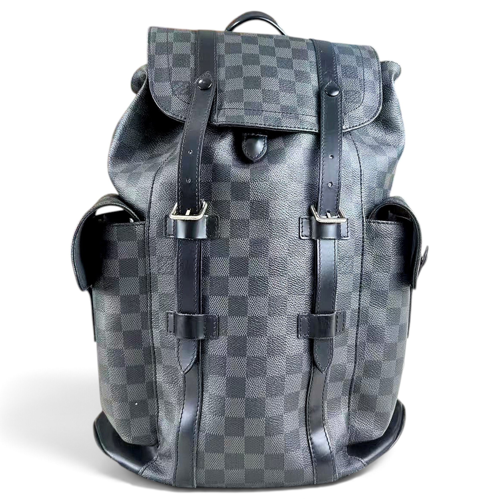 Leather backpack