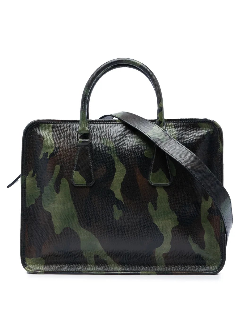 2013-2026 Saffiano Camouflage Print Briefcase business bag