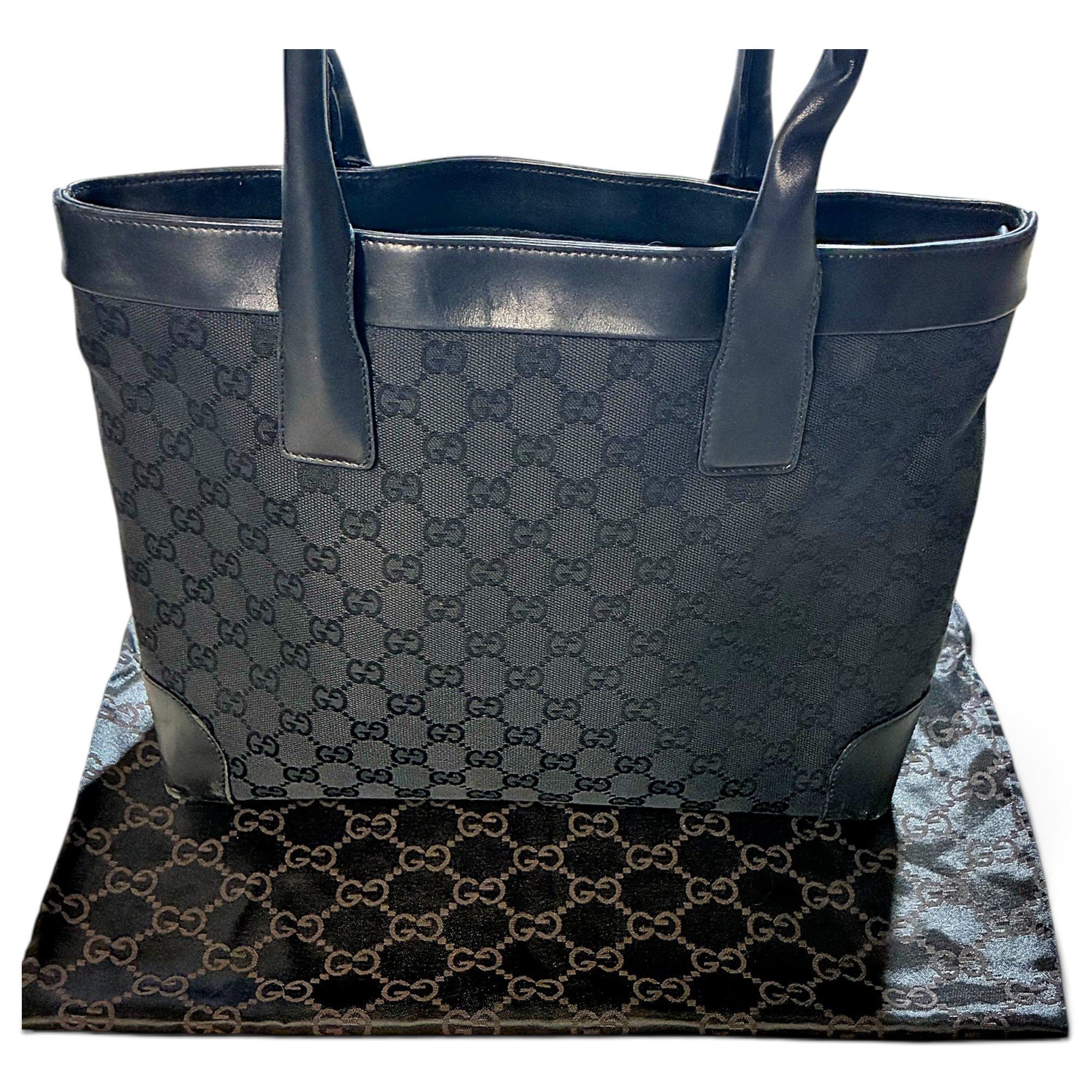 Leather tote