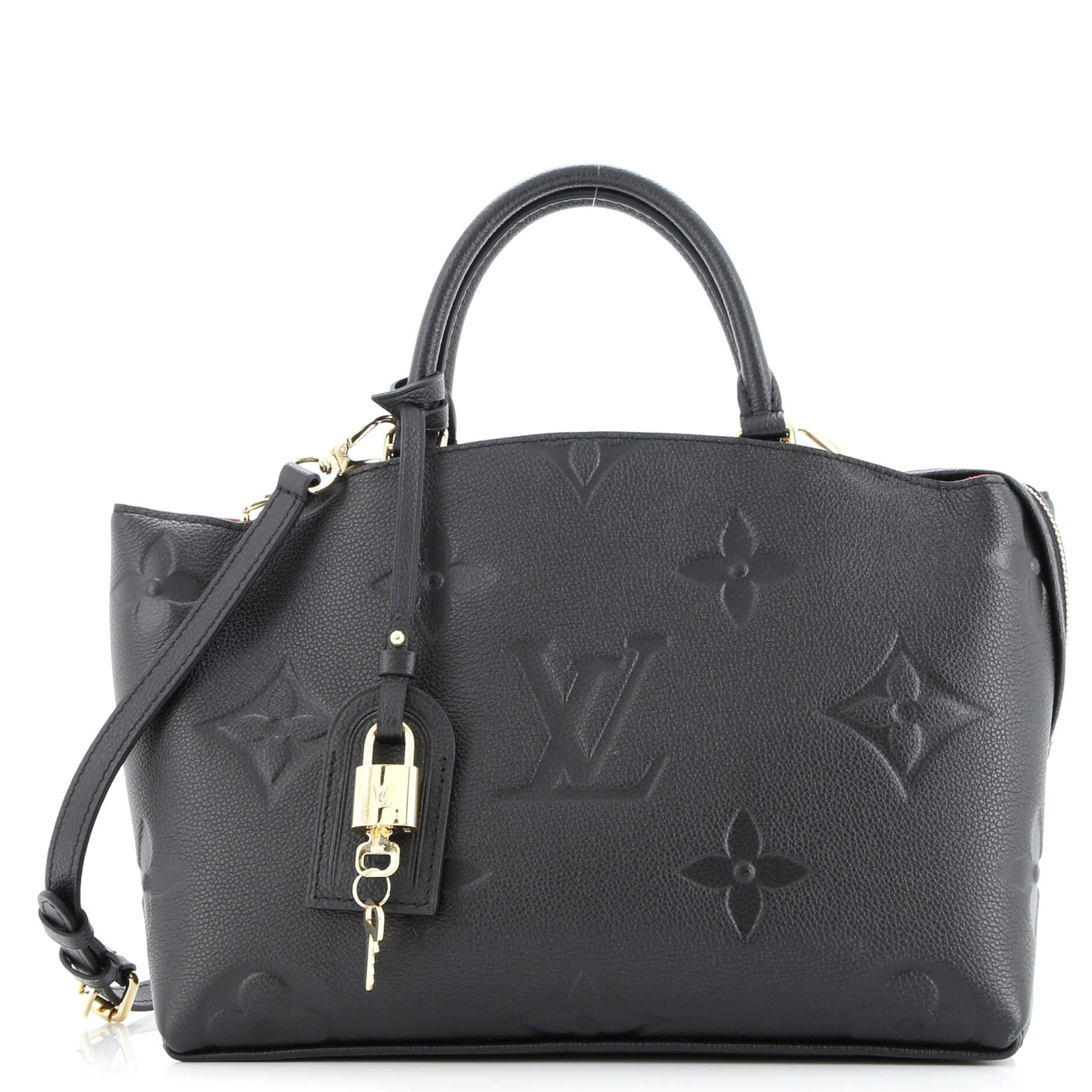 Louis Vuitton Petit Palais Handbag Monogram Empreinte Giant