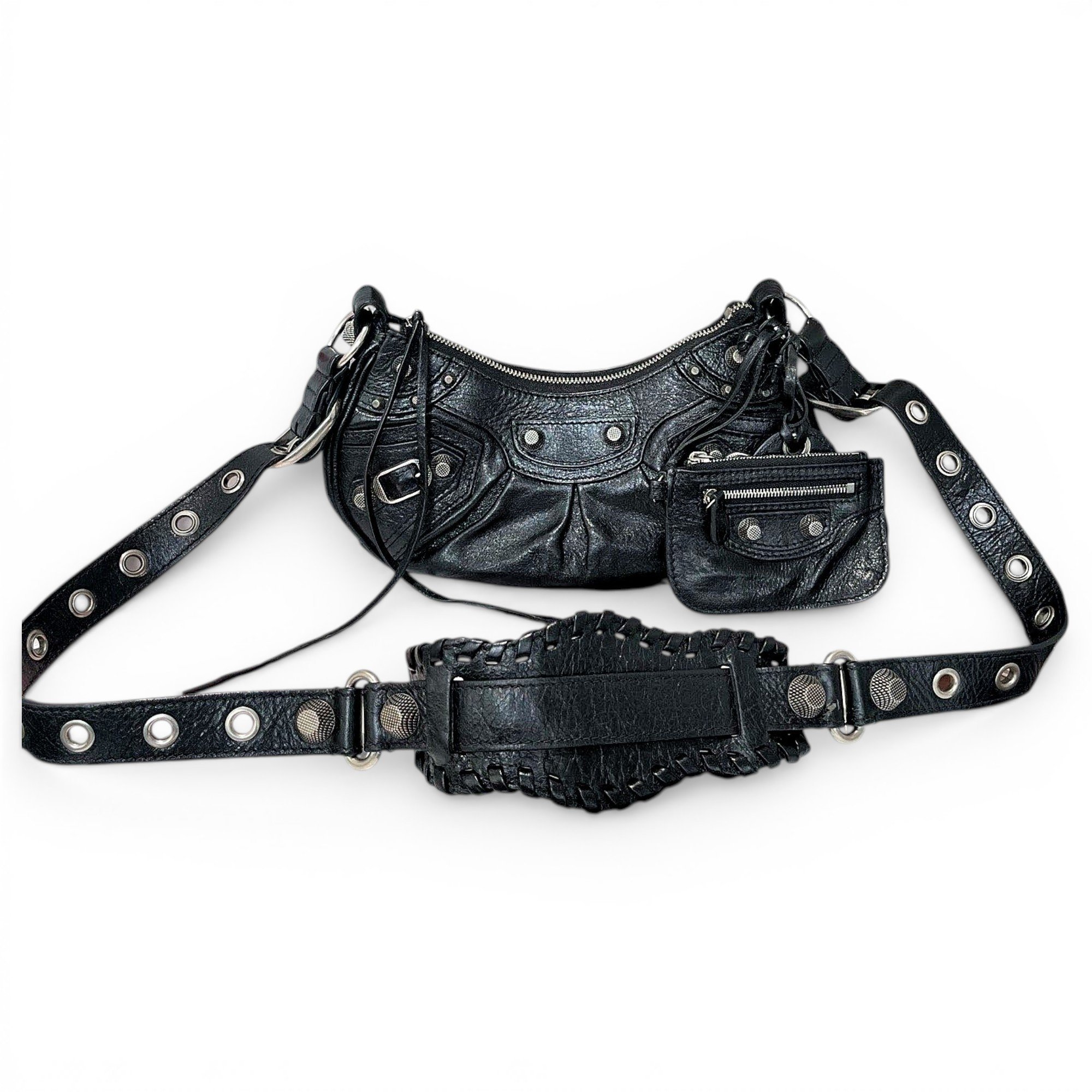 Le Cagole leather crossbody bag