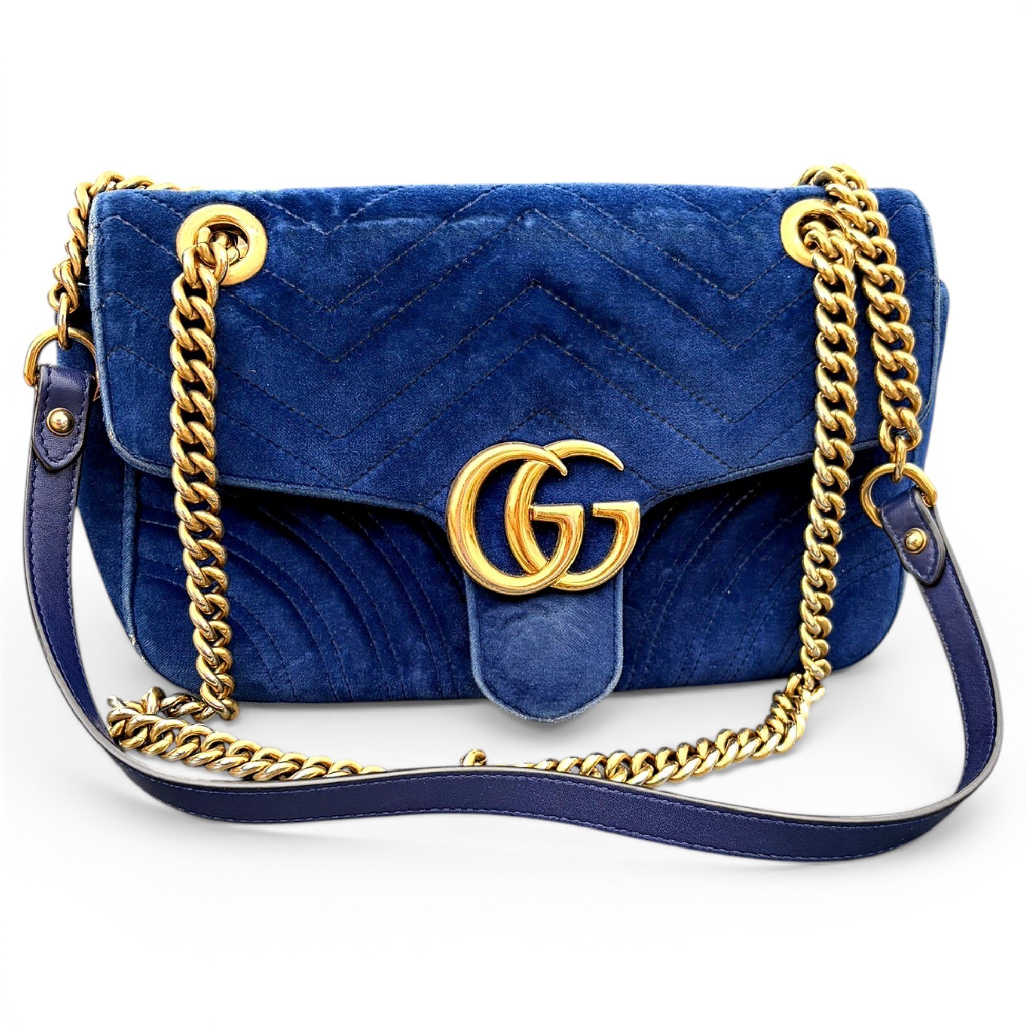 GG Marmont Flap leather crossbody bag