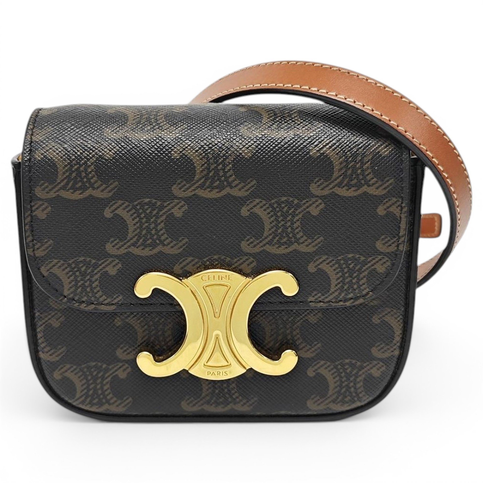 Triomphe cloth handbag