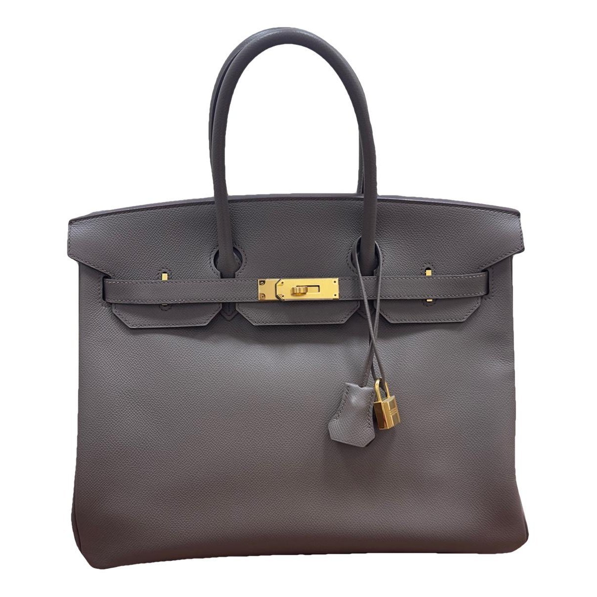 Birkin 35 leather handbag