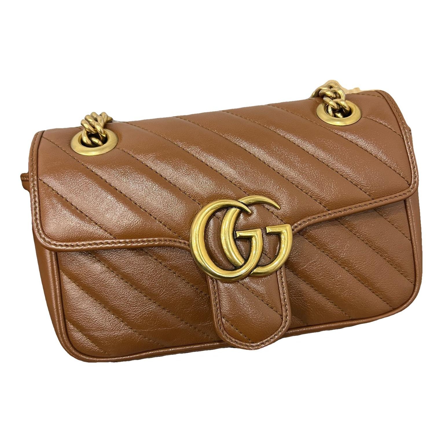 GG Marmont Flap leather handbag