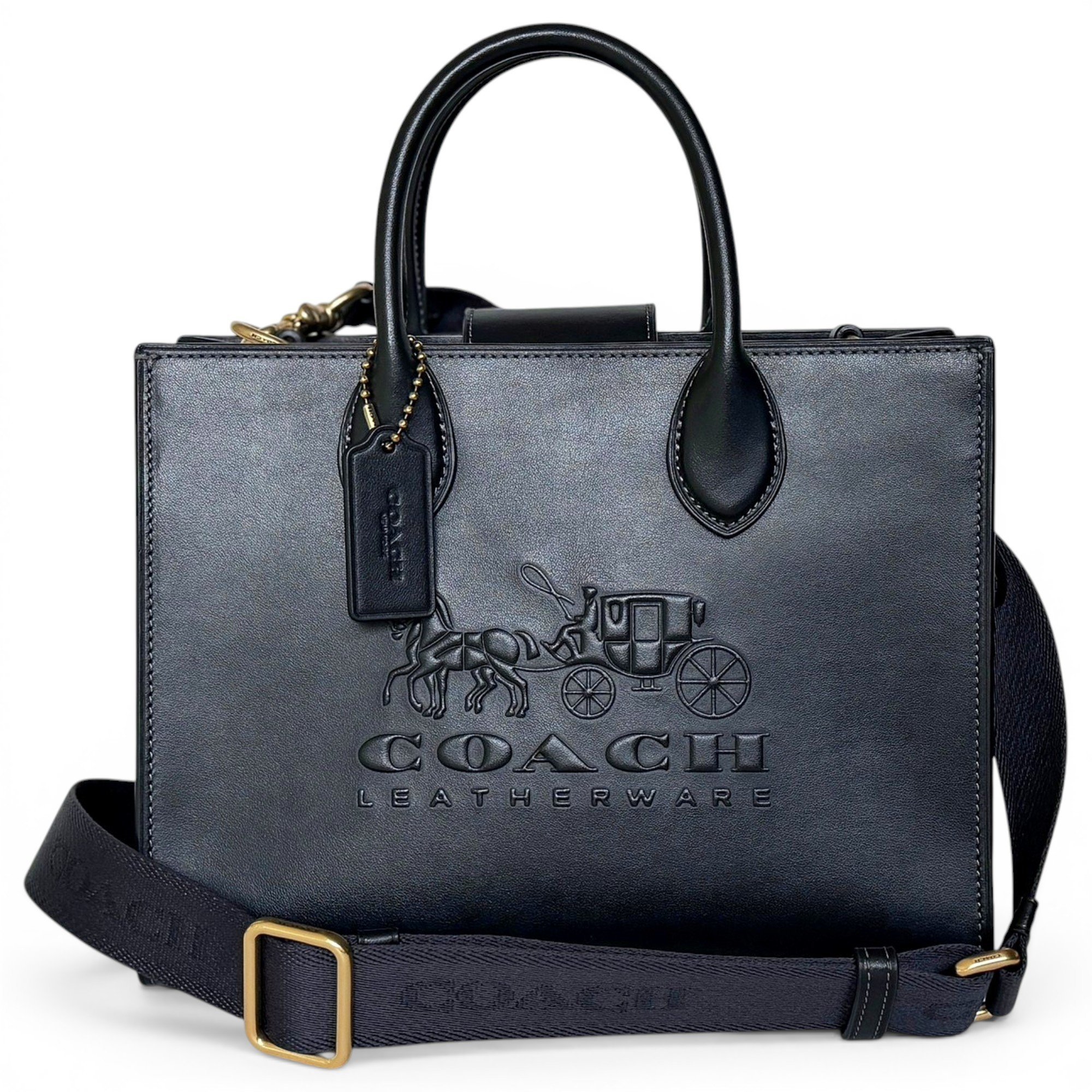 Leather tote