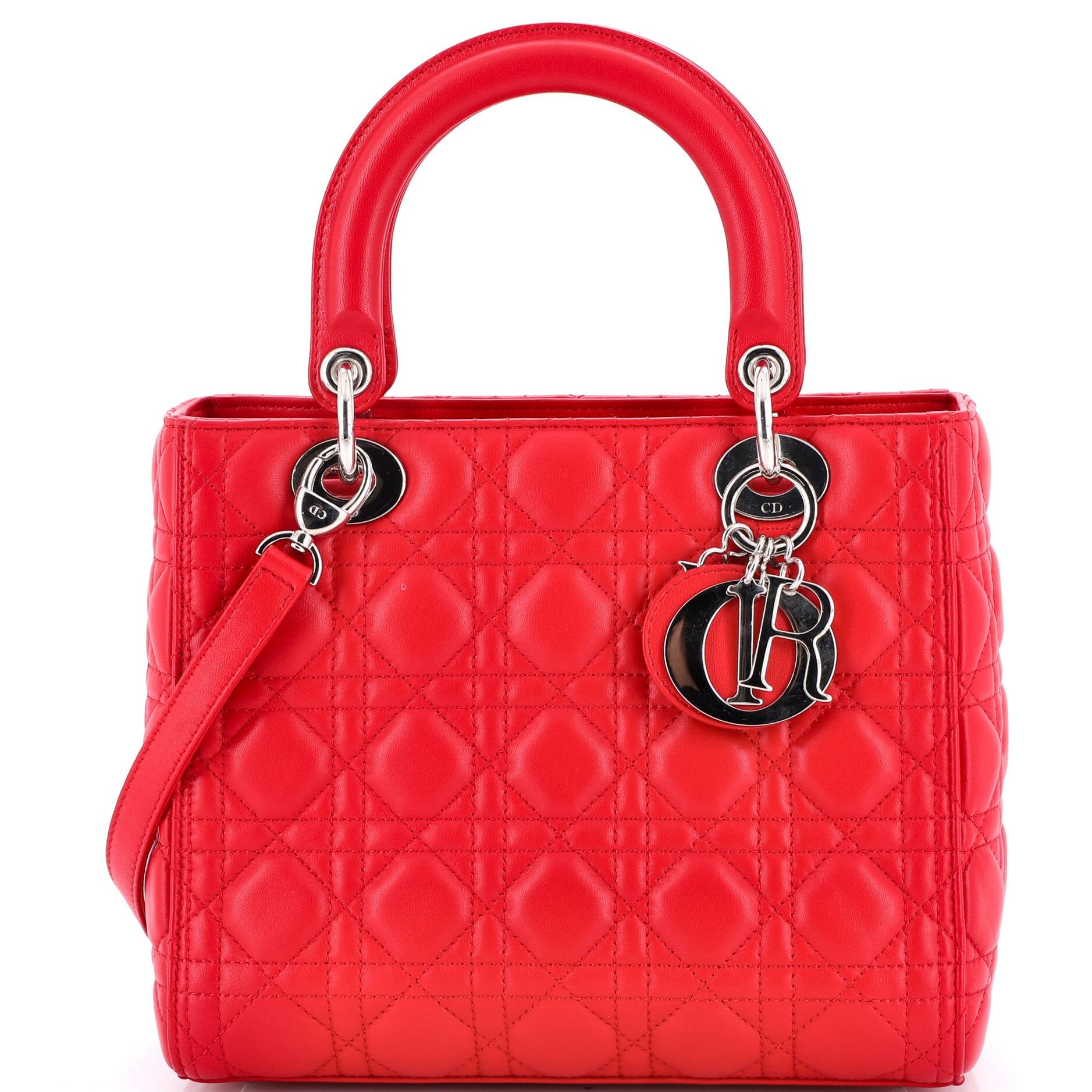 Dior Lady Dior Bag Cannage Quilt Lambskin Medium