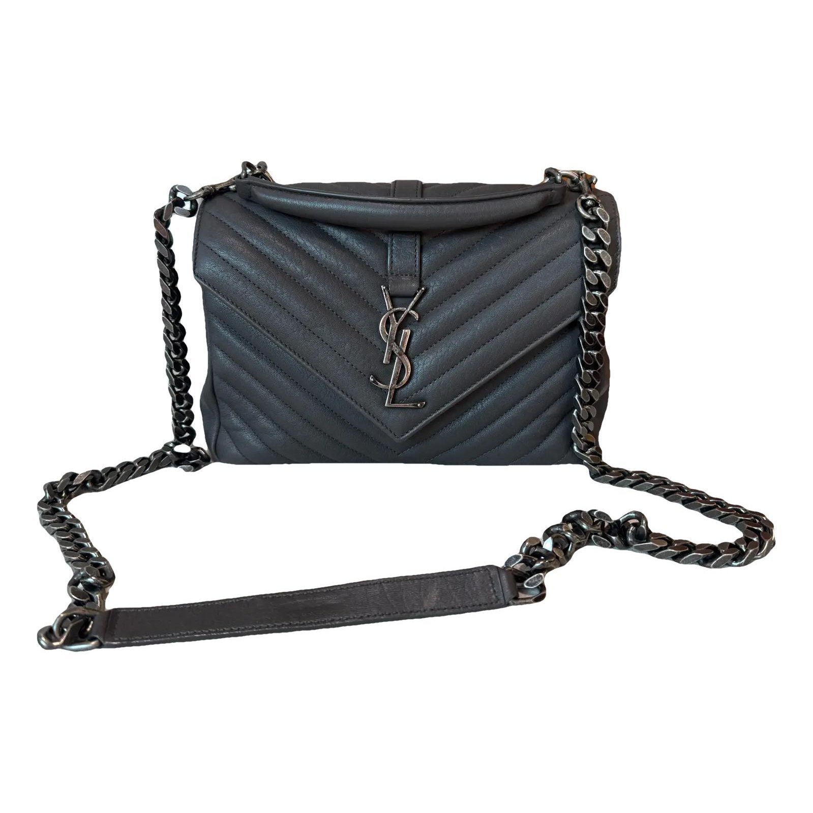 Collége monogramme leather crossbody bag