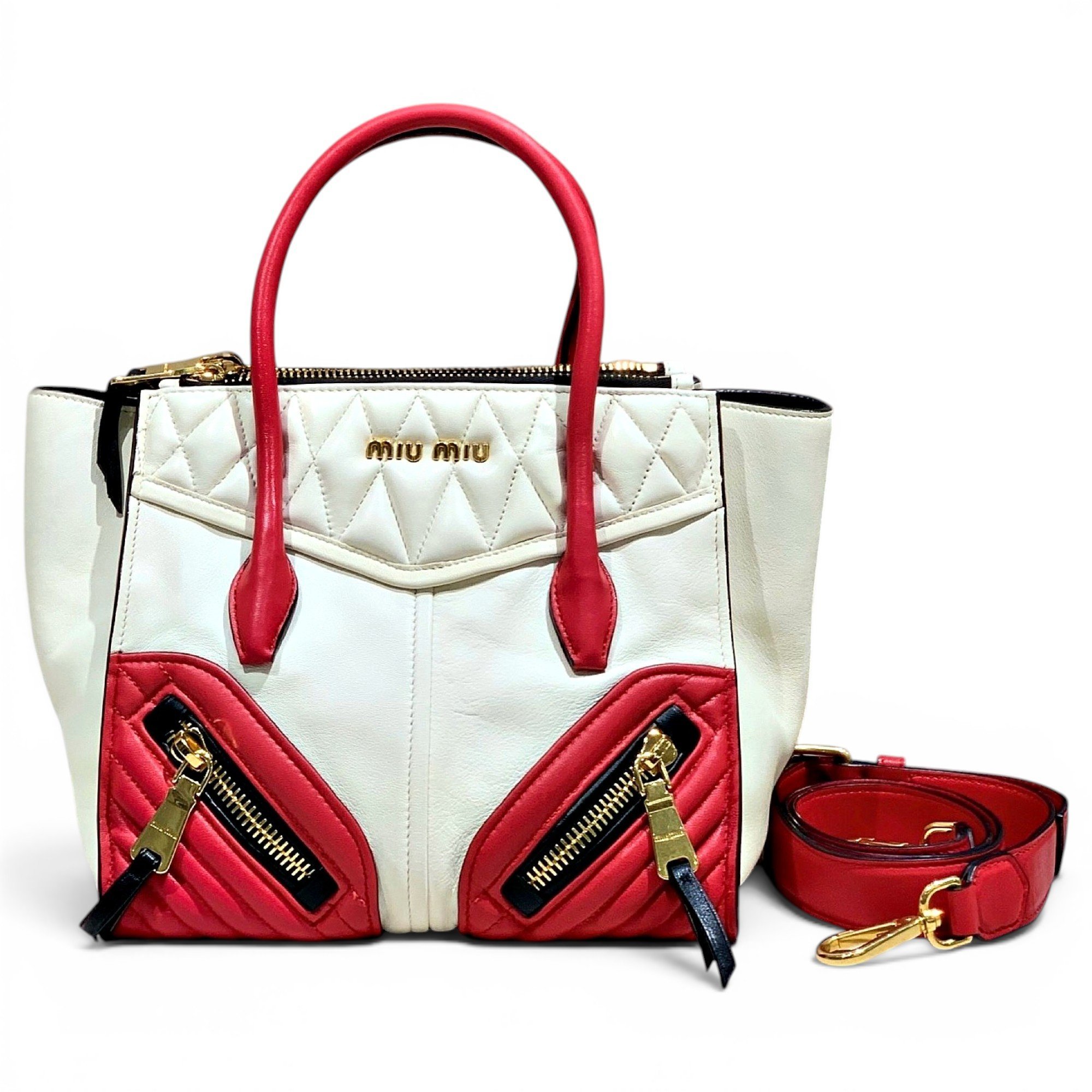 Leather handbag
