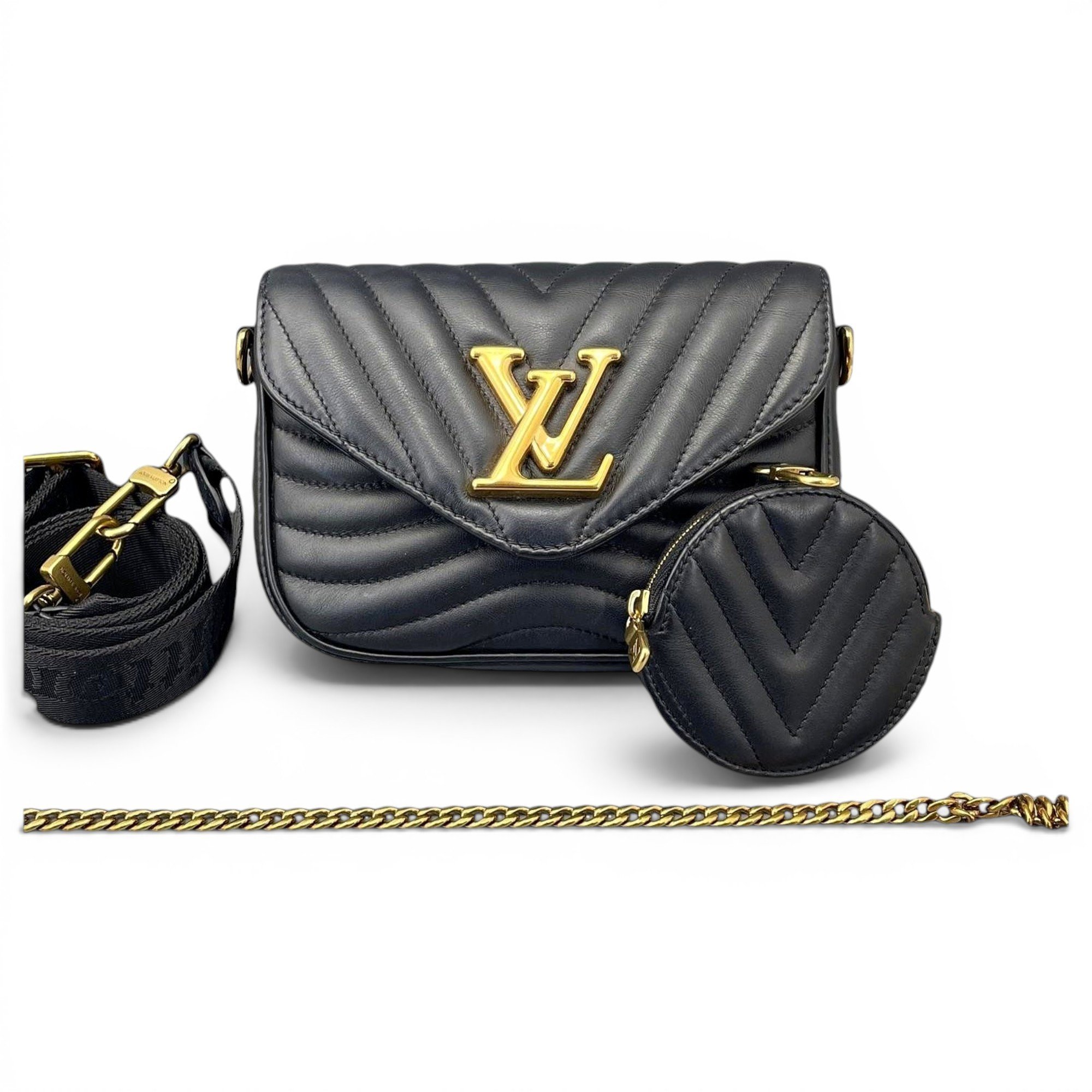 New Wave leather handbag