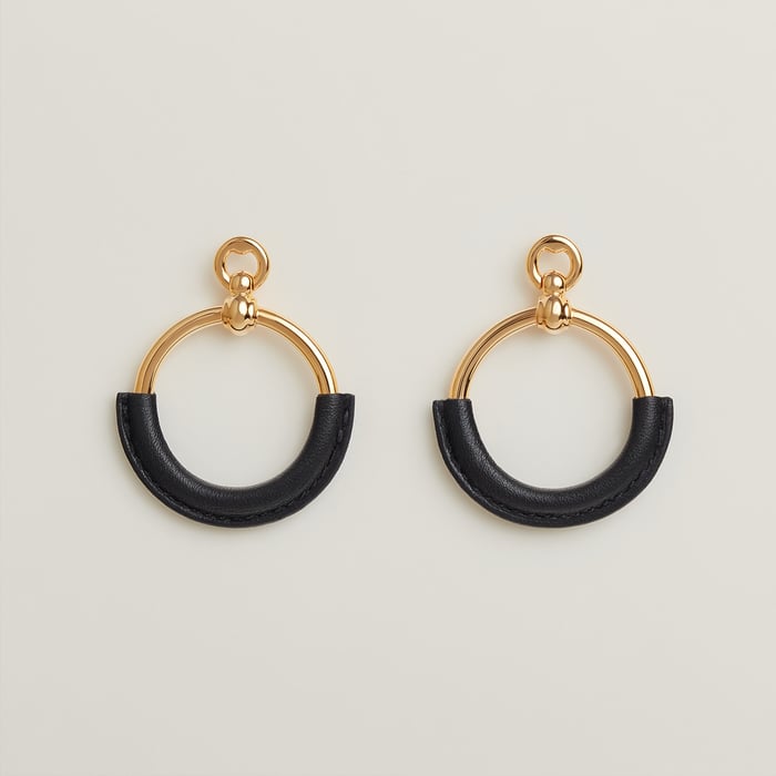 Noir Loop Earrings