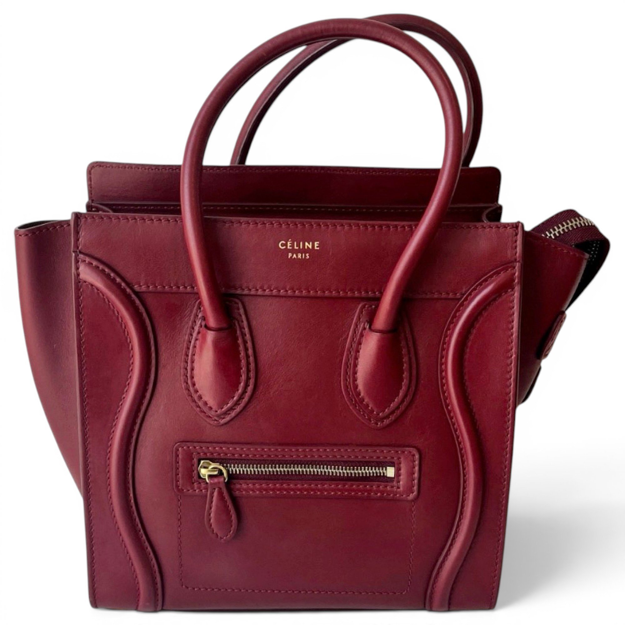 Luggage leather handbag