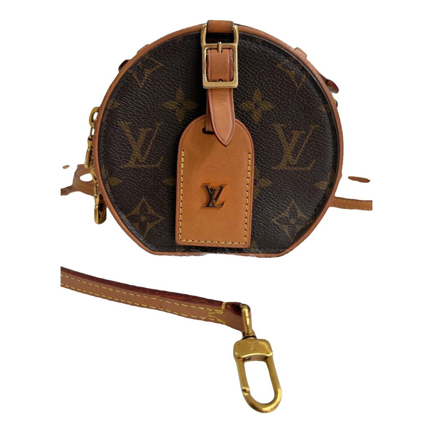 Boîte chapeau souple leather crossbody bag