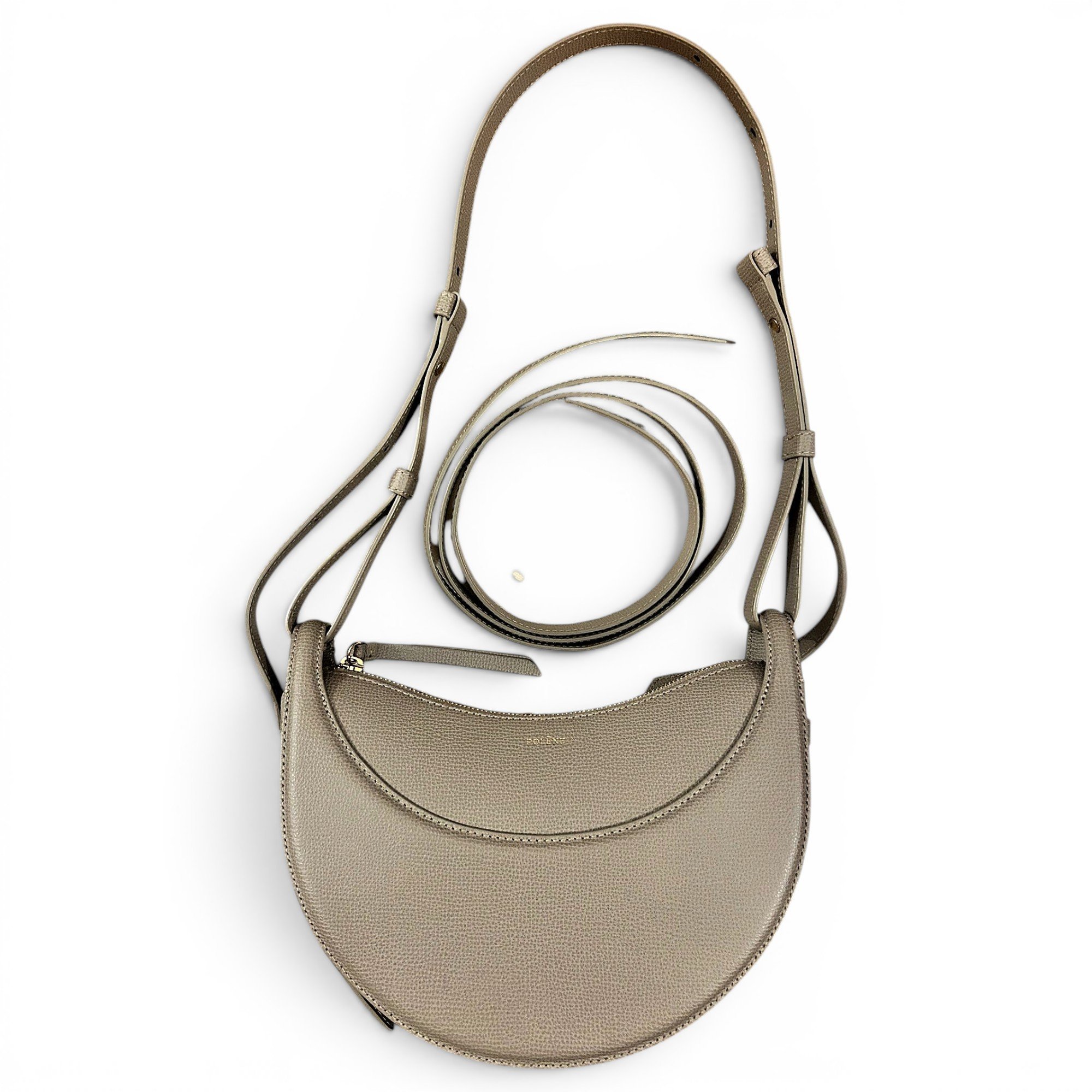 Polene Numéro Dix leather crossbody bag