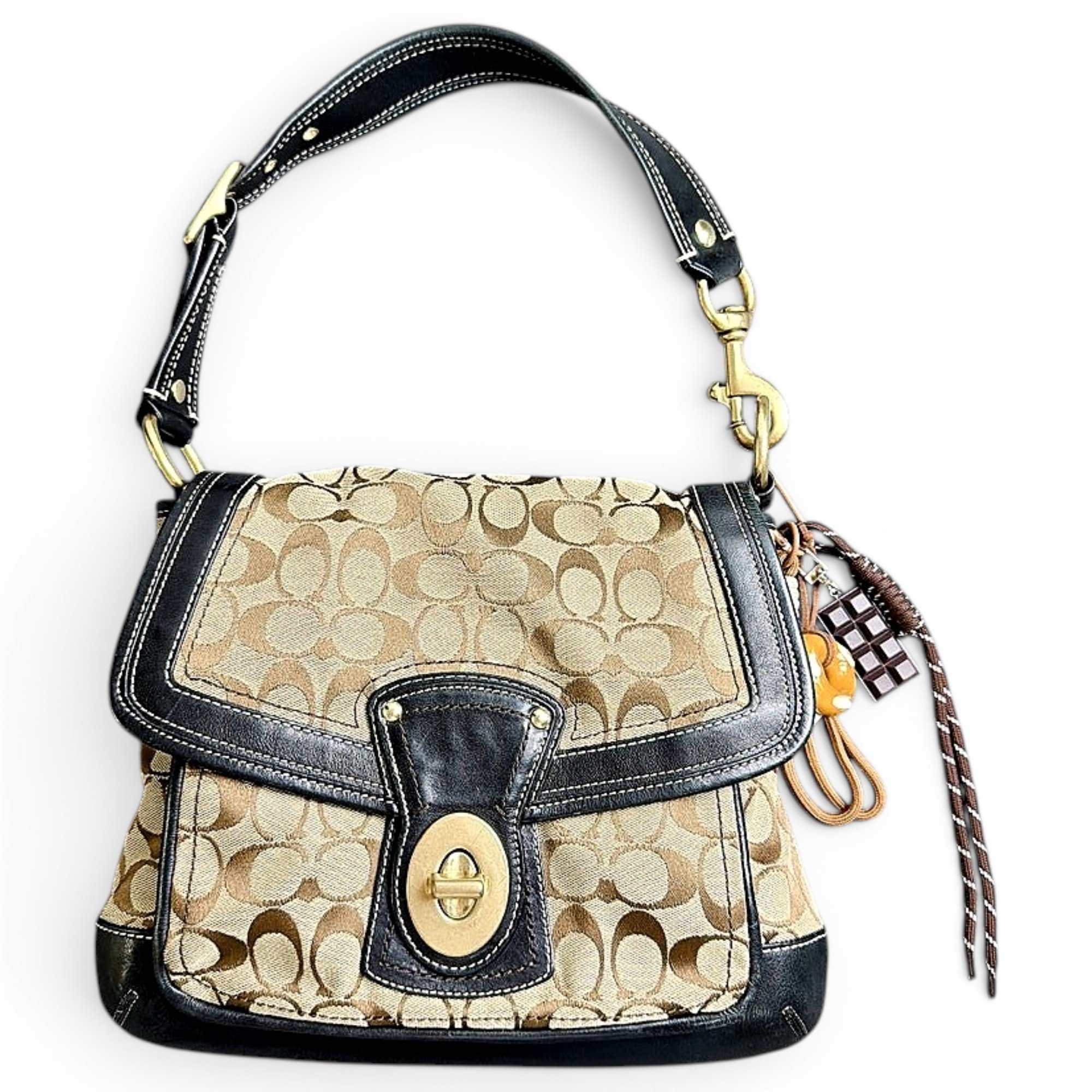 Signature Sufflette leather handbag