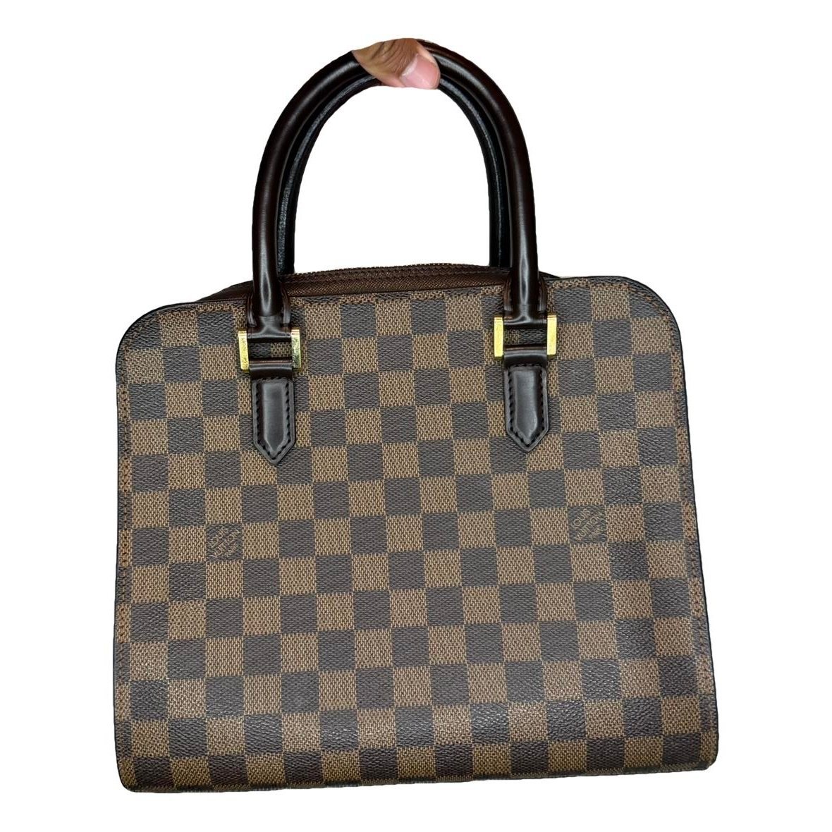 Triana leather satchel