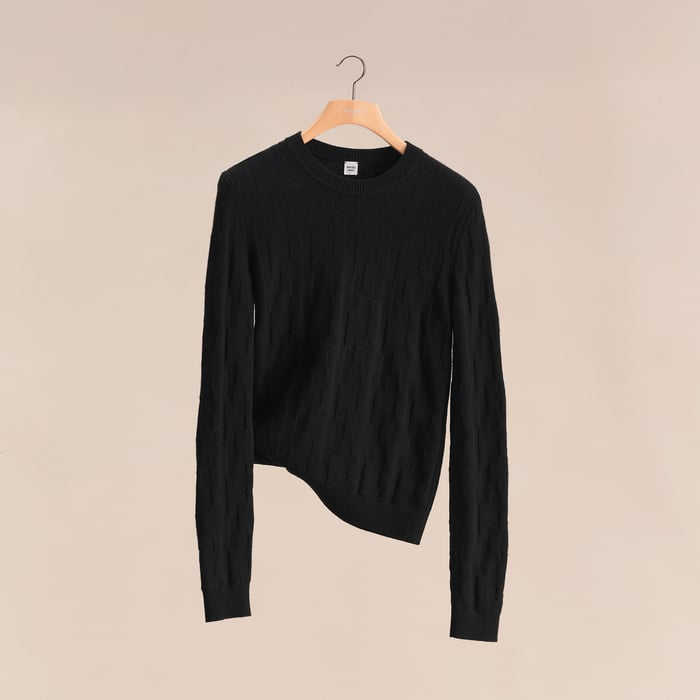Noir "H" Long-sleeve Sweater