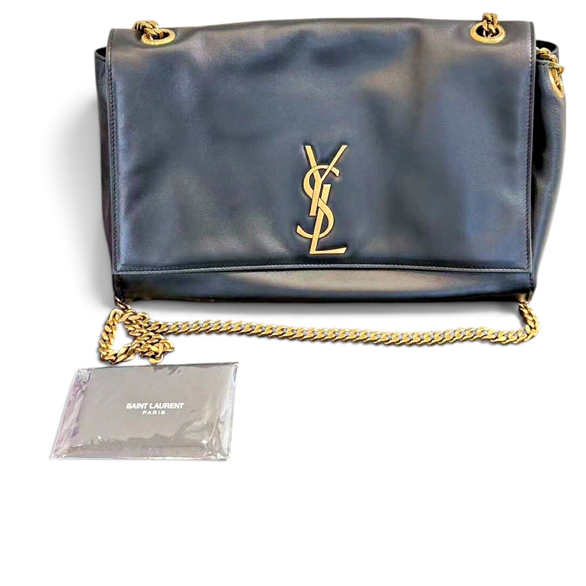 Reversible kate leather handbag