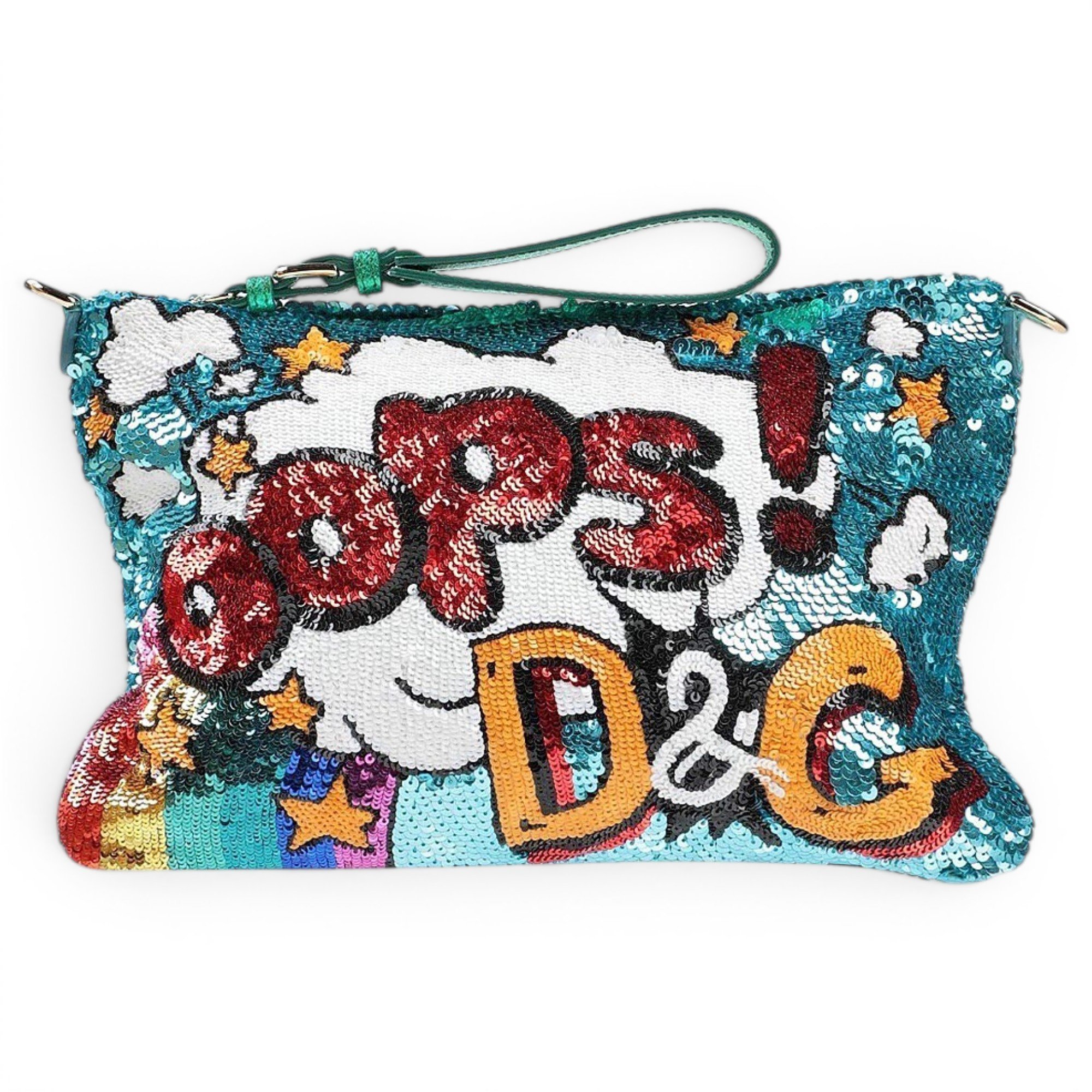 Dolce & Gabbana Glitter clutch bag