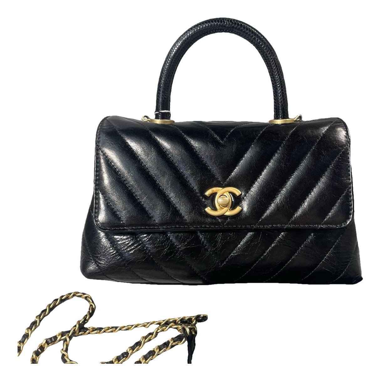 Coco Handle leather handbag