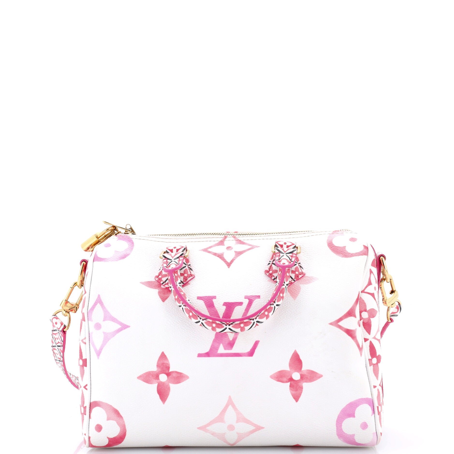 Speedy Bandouliere Bag By The Pool Monogram Watercolor Giant 25
