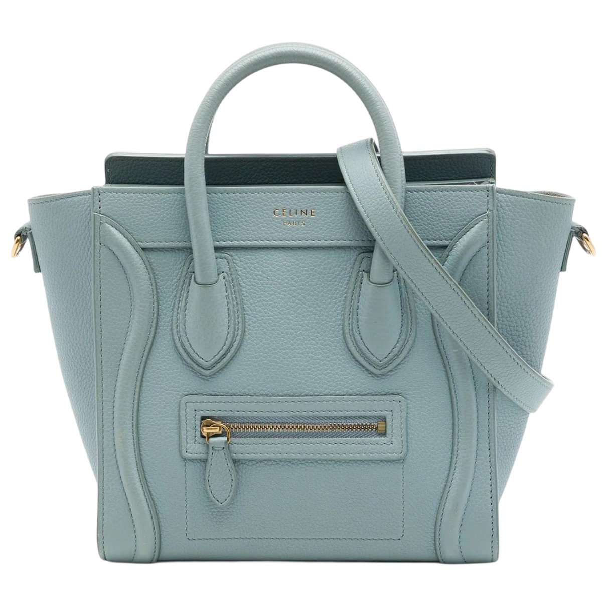 Luggage leather tote