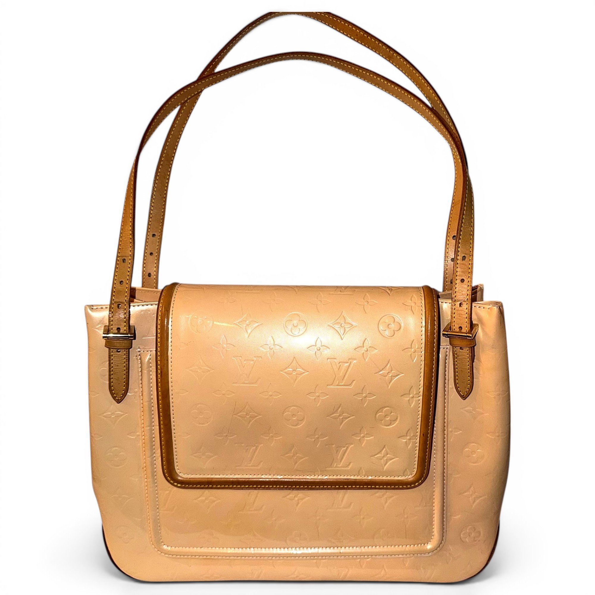 Bedford patent leather handbag