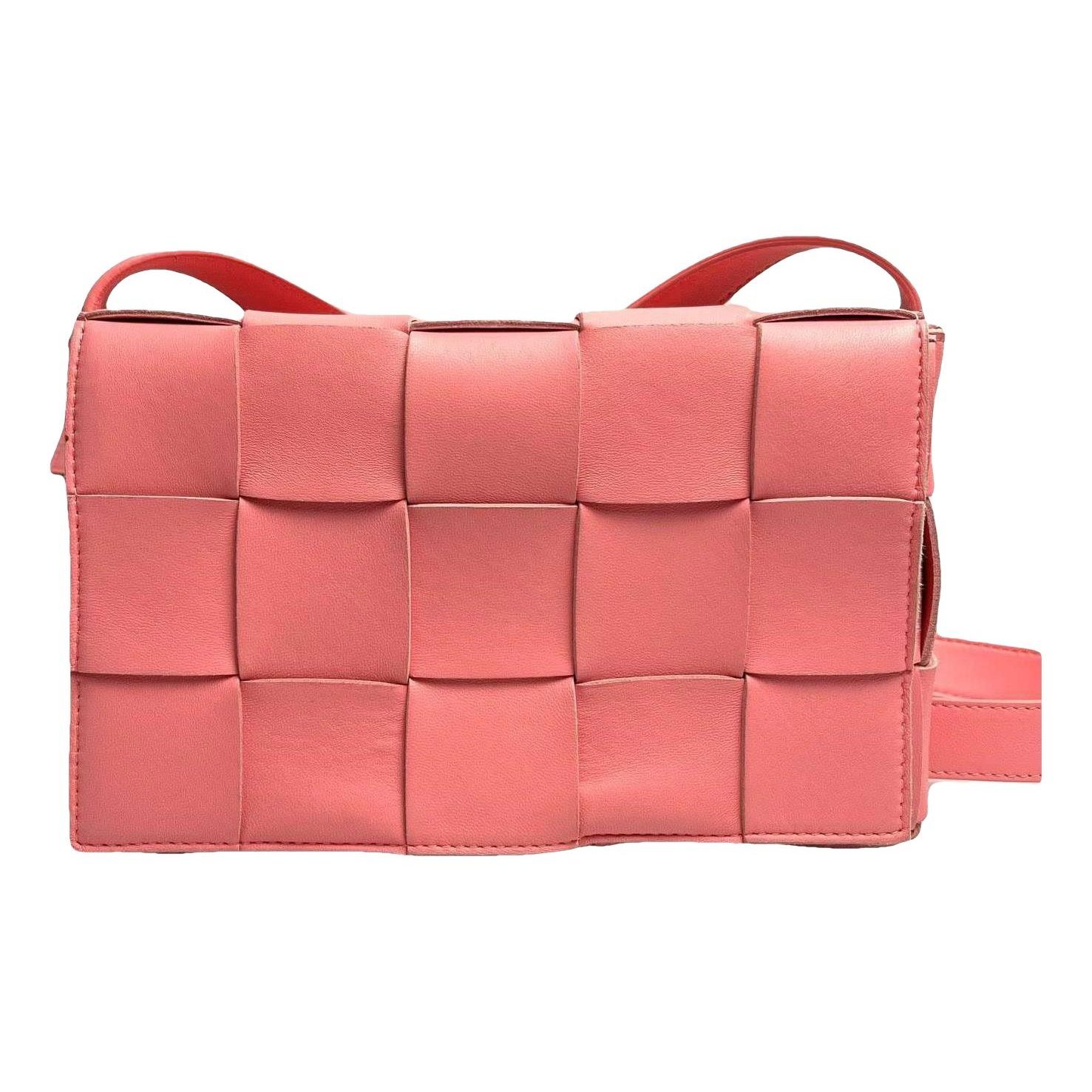 Cassette leather handbag