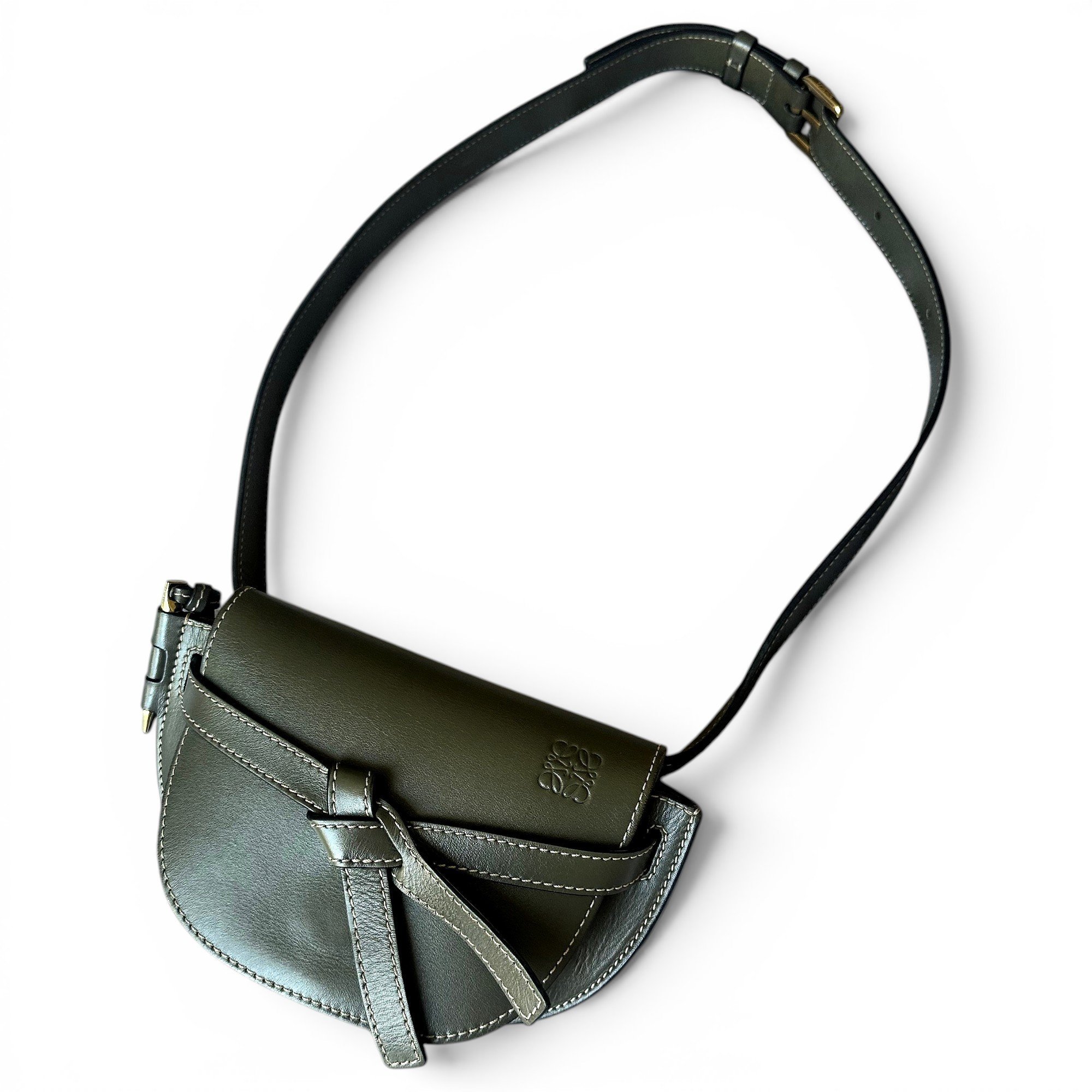 Gate leather handbag