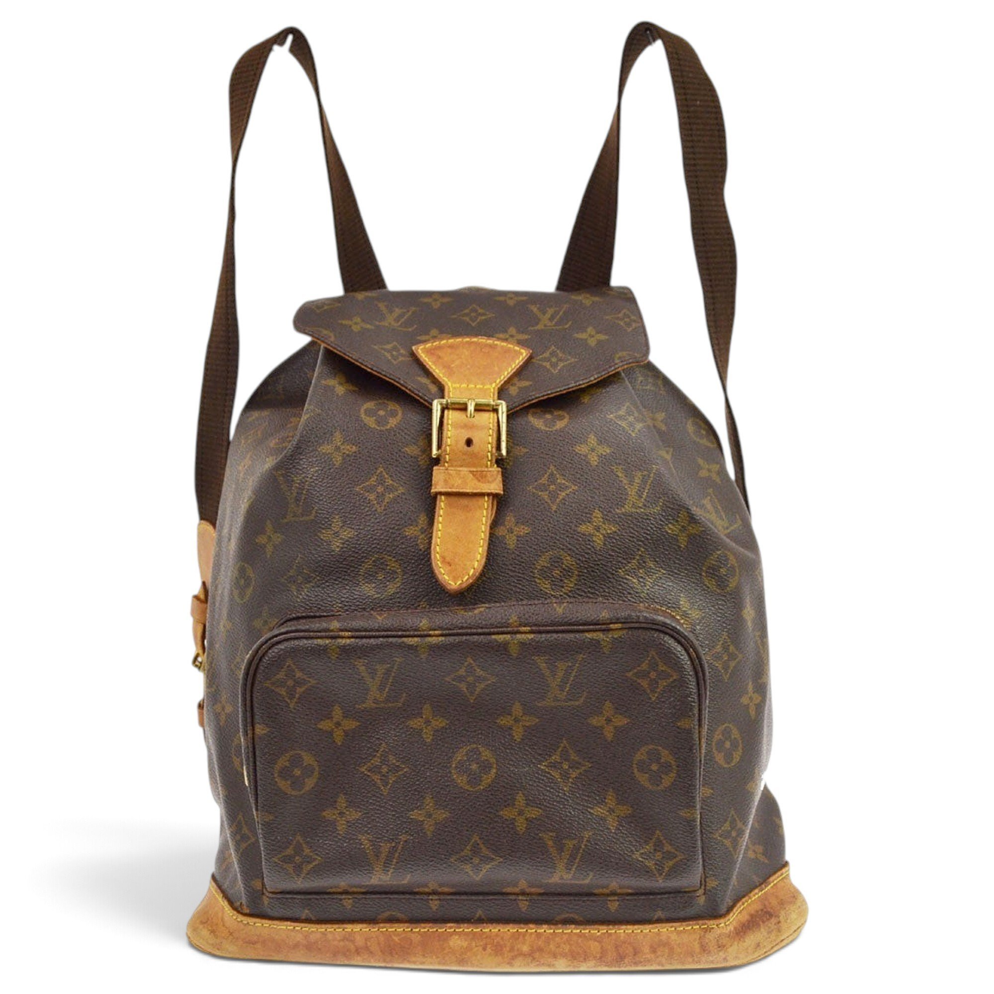 Louis Vuitton Montsouris cloth backpack