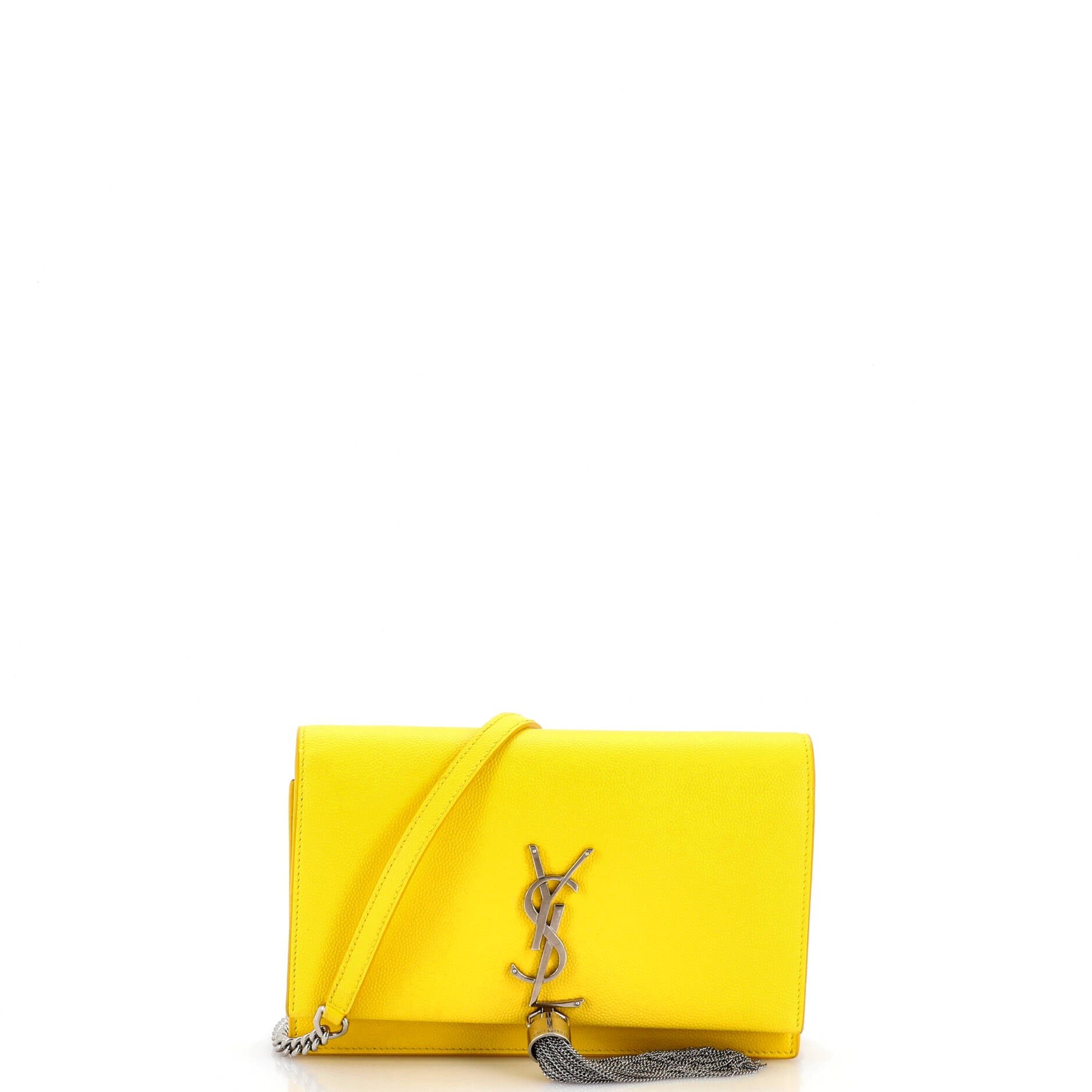 Classic Monogram Tassel Chain Wallet Leather