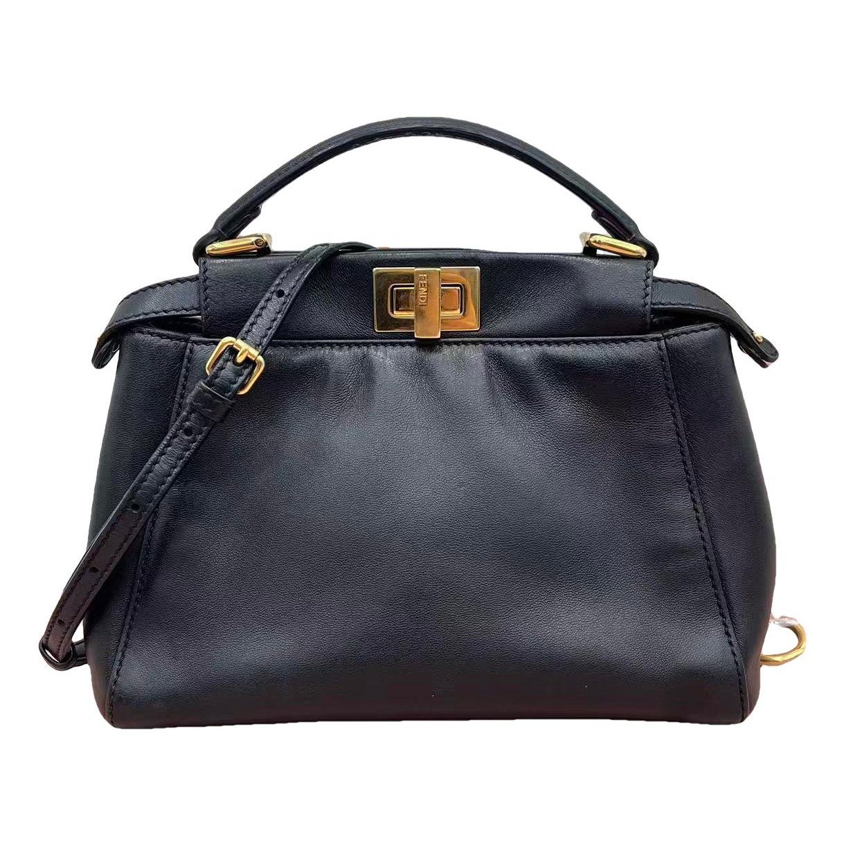 Peekaboo leather handbag
