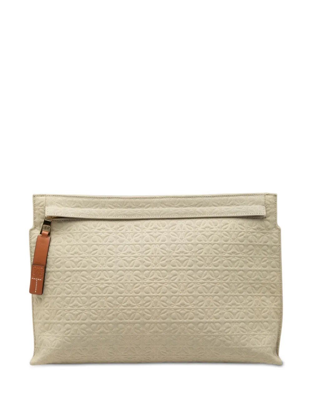 2016 Anagram Canvas Repeat T clutch bag