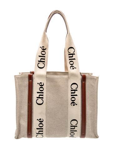 Canvas Woody tote bag Medium