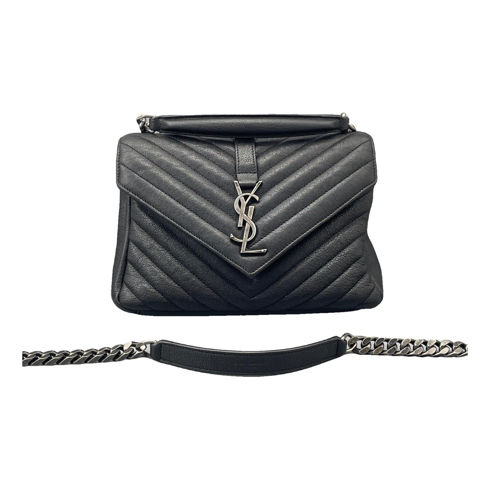 Collége monogramme leather handbag