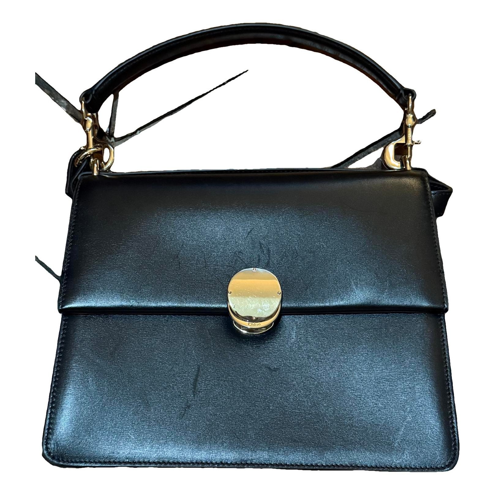 Penelope leather handbag