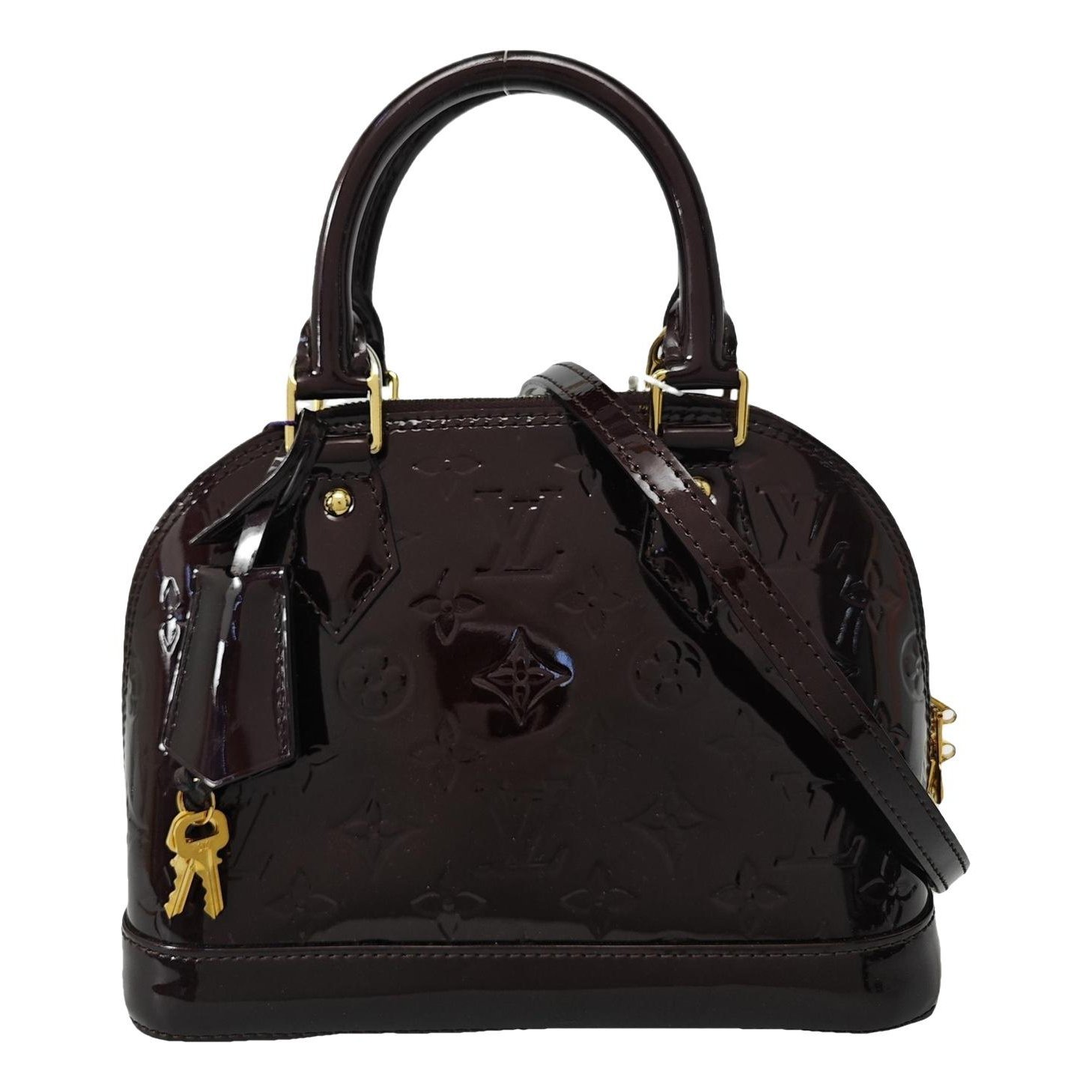 Alma patent leather handbag