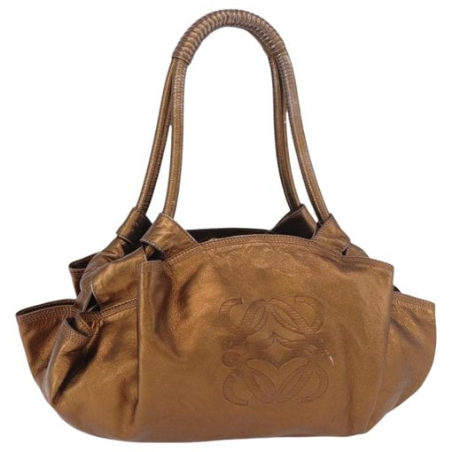 Anagram leather handbag