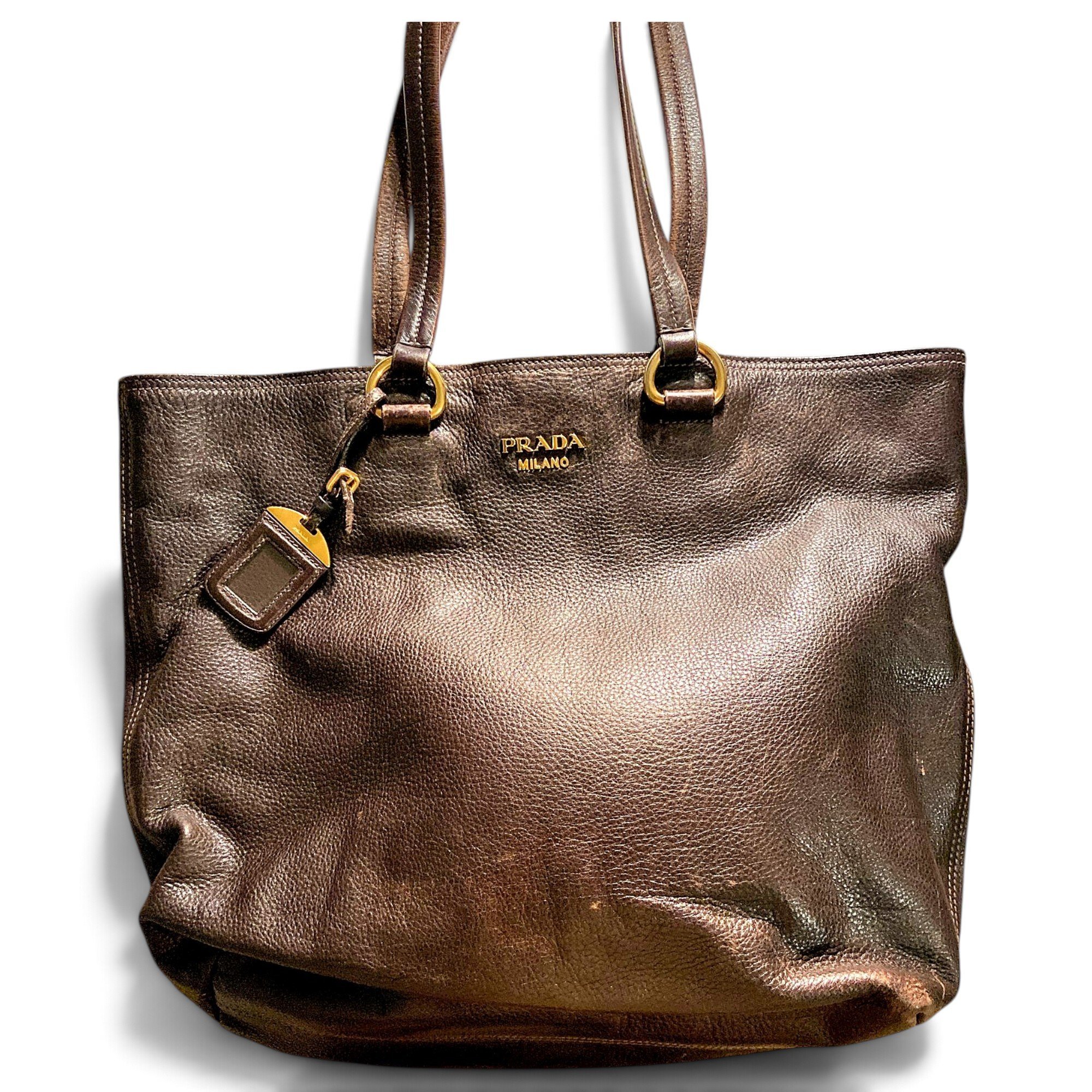 Leather tote