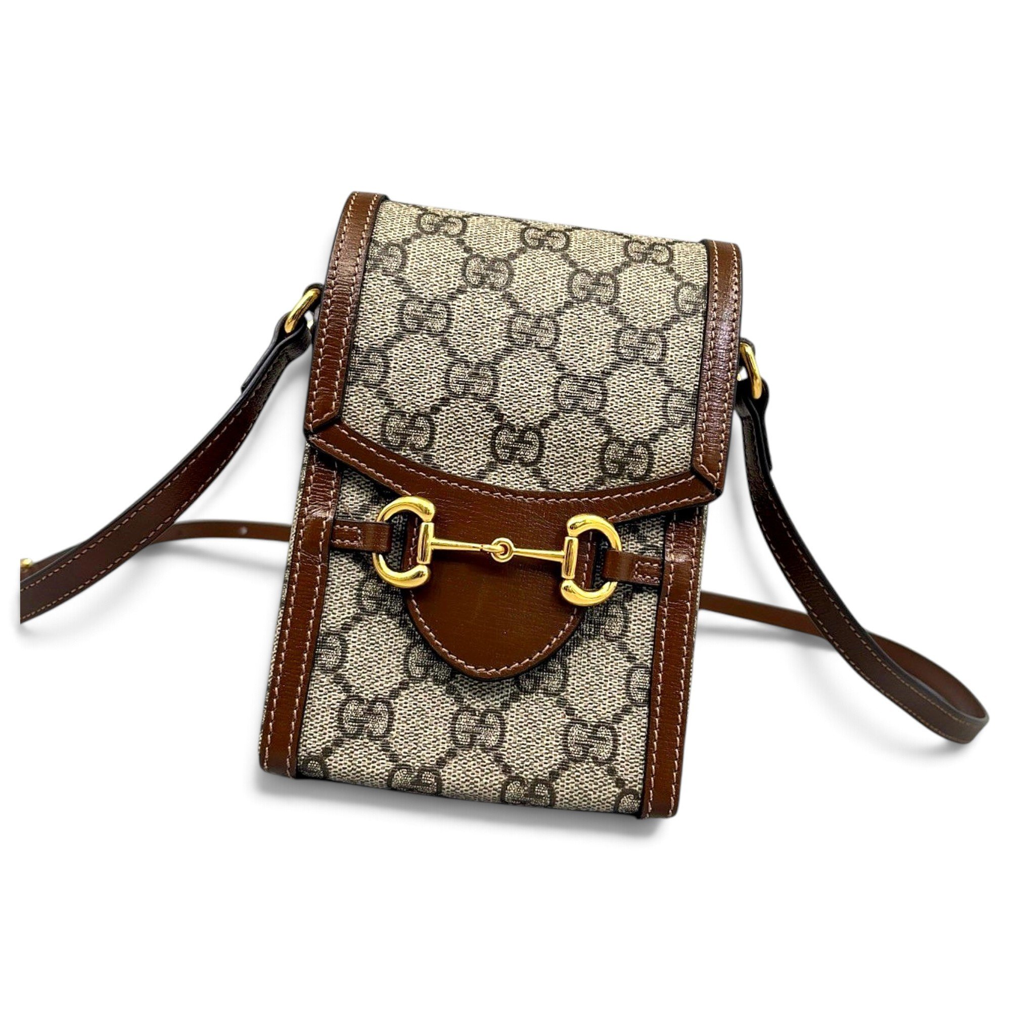 Horsebit 1955 Vertical cloth handbag