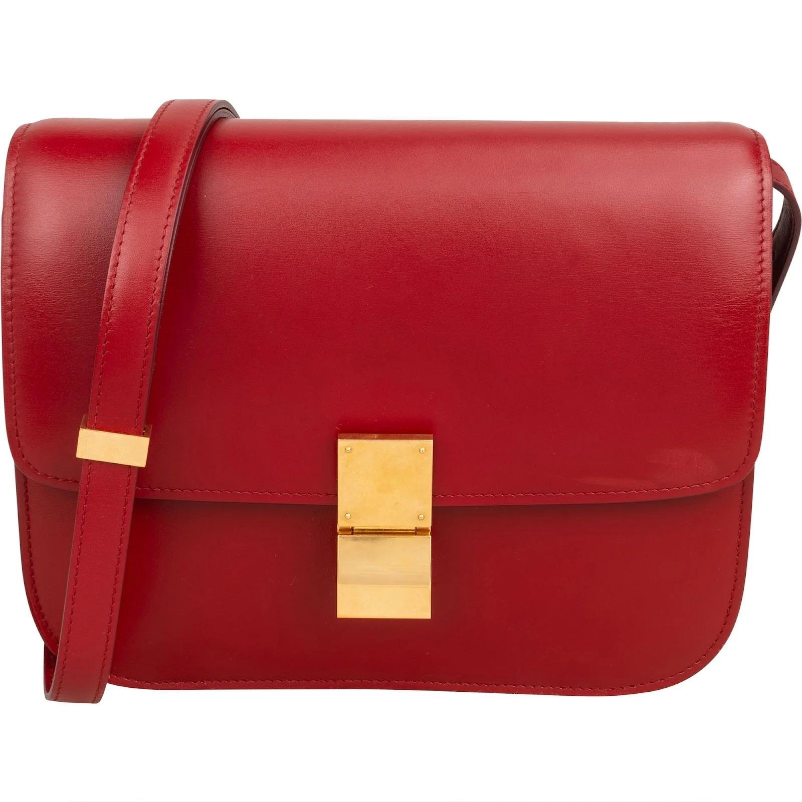 Classic leather crossbody bag
