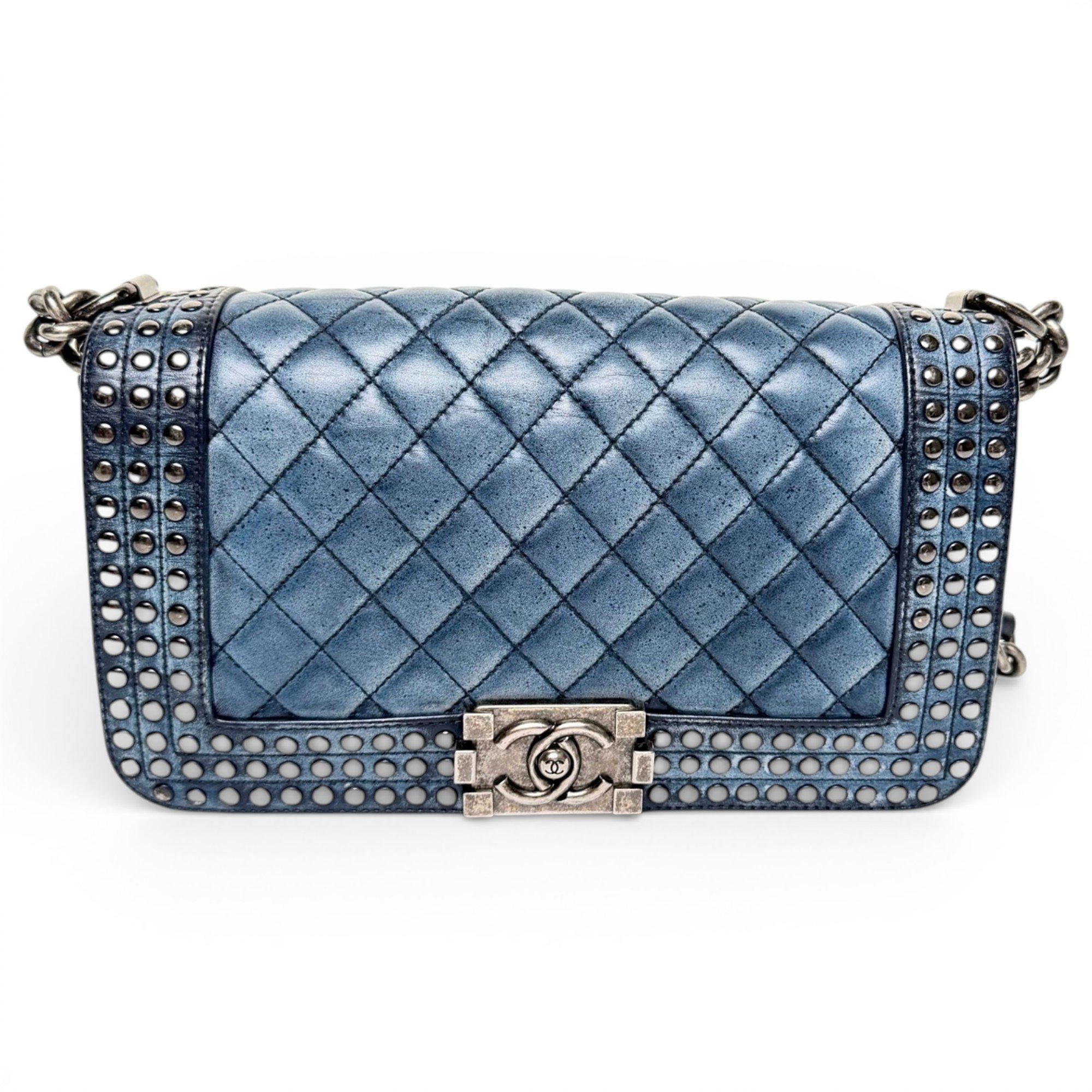 Boy leather crossbody bag