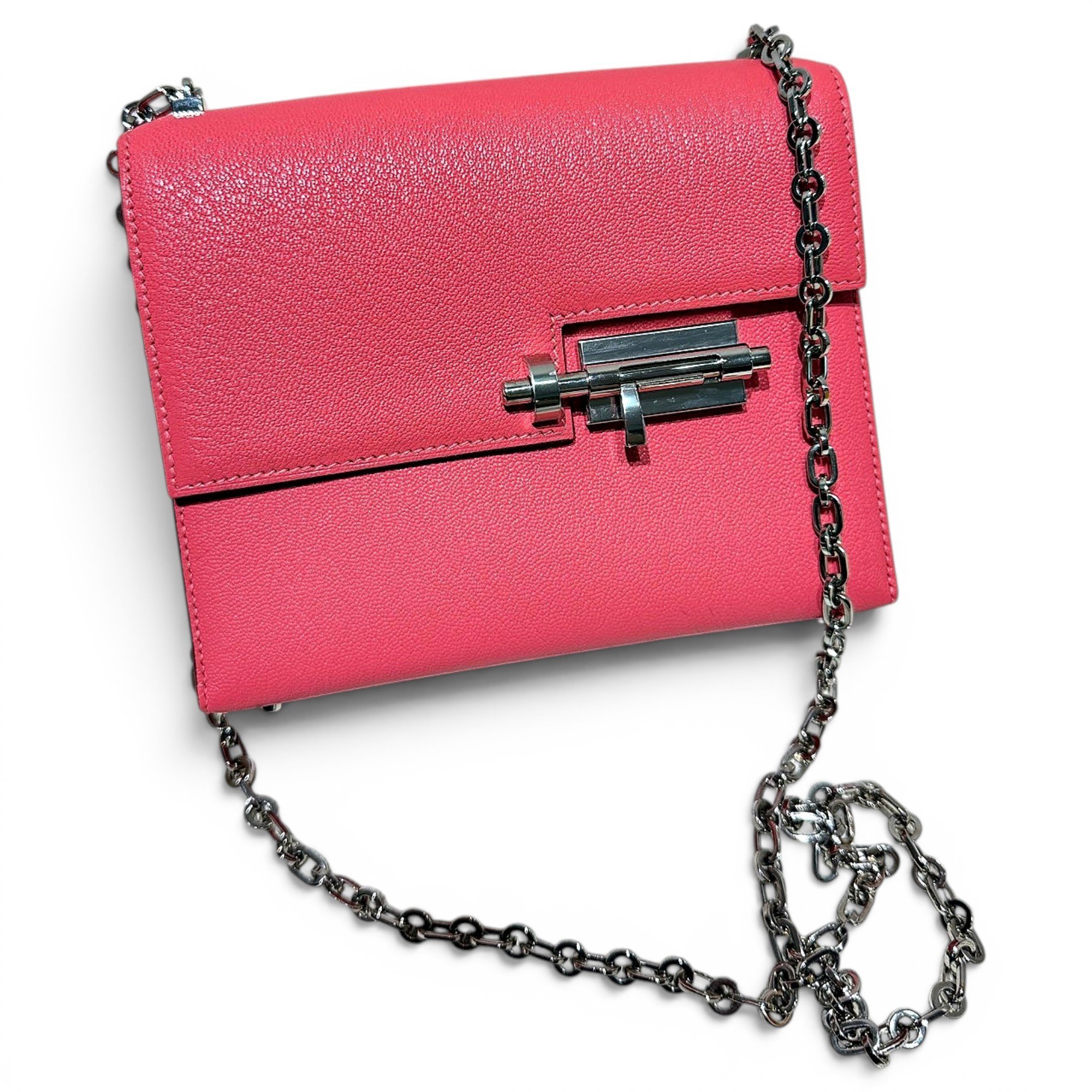 Verrou leather handbag