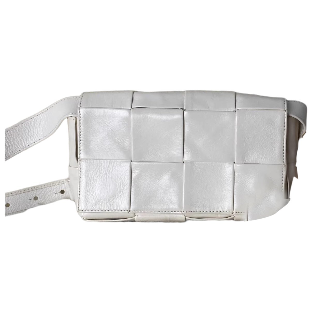 Cassette leather handbag