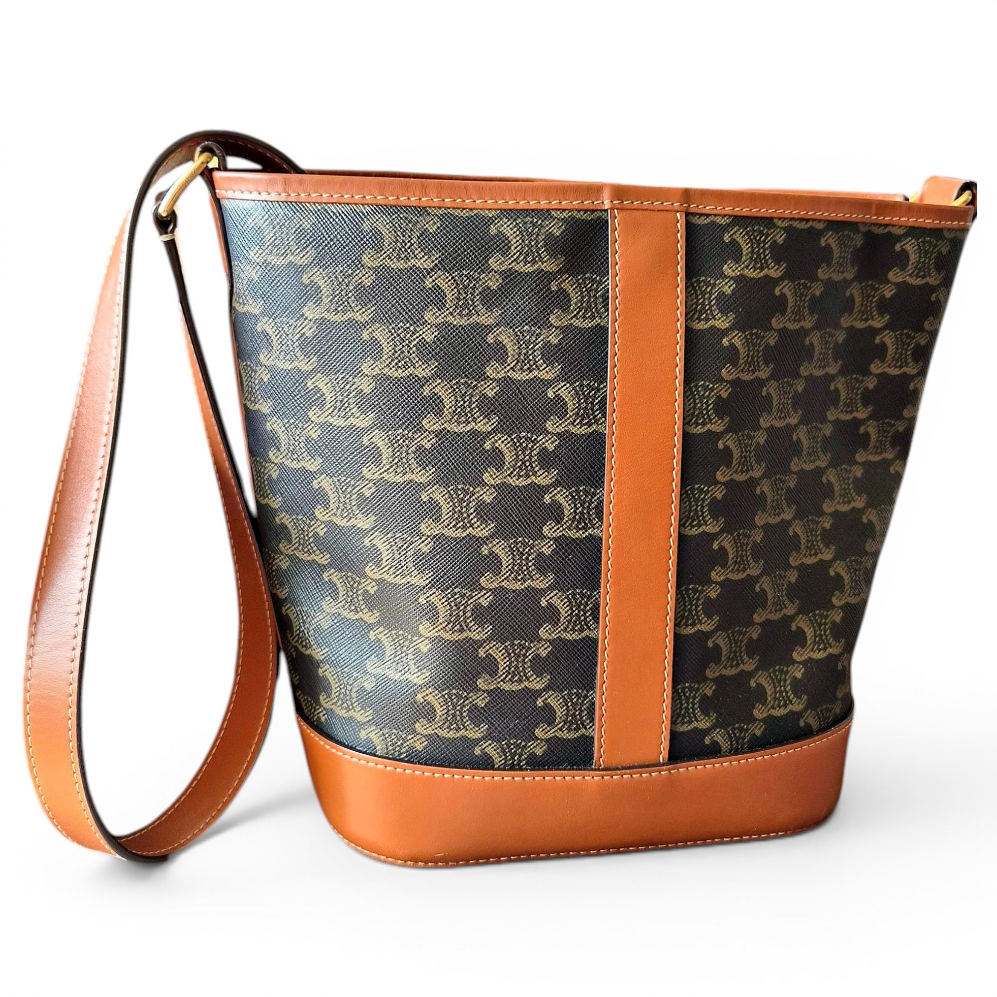 SAC SEAU leather handbag