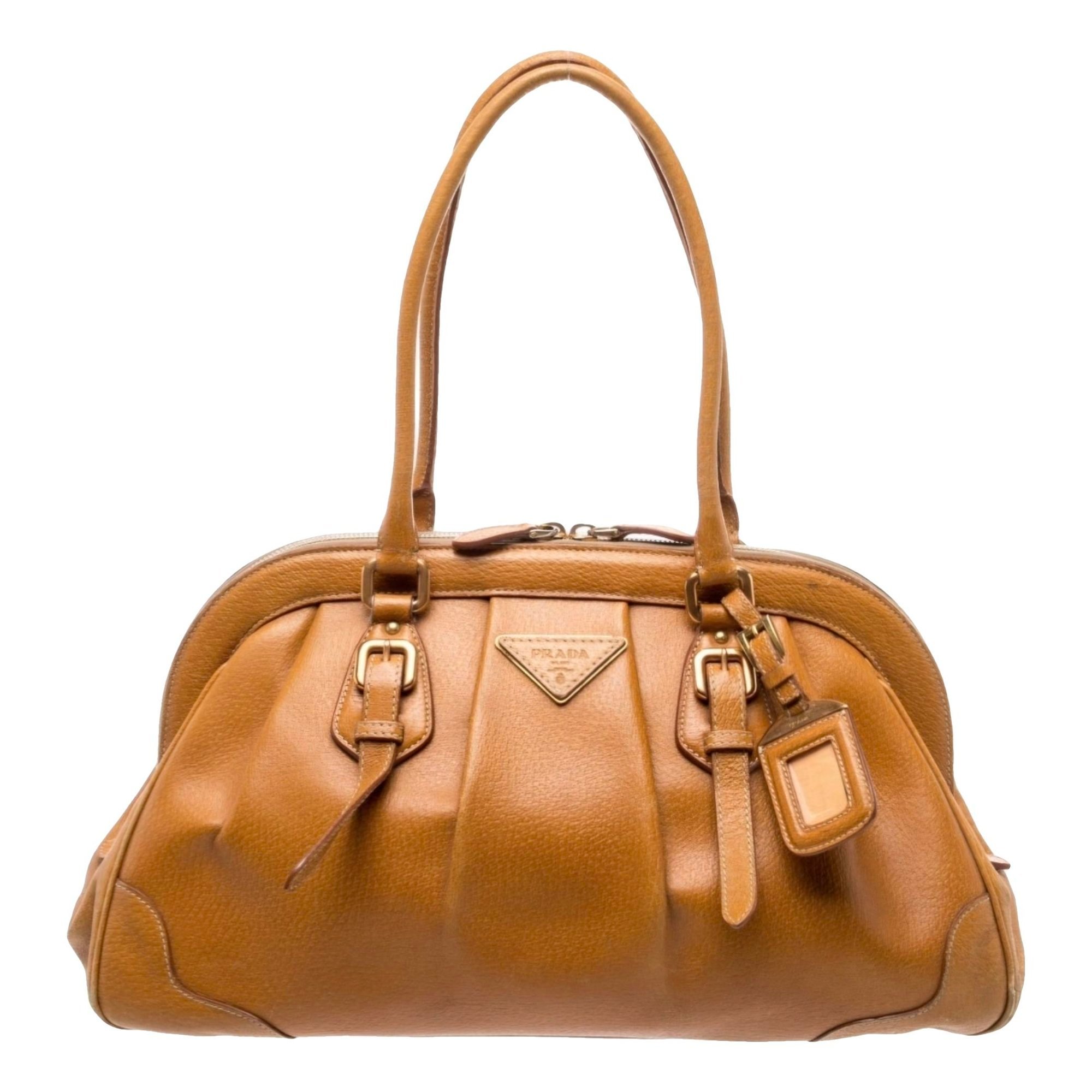Arqué leather handbag